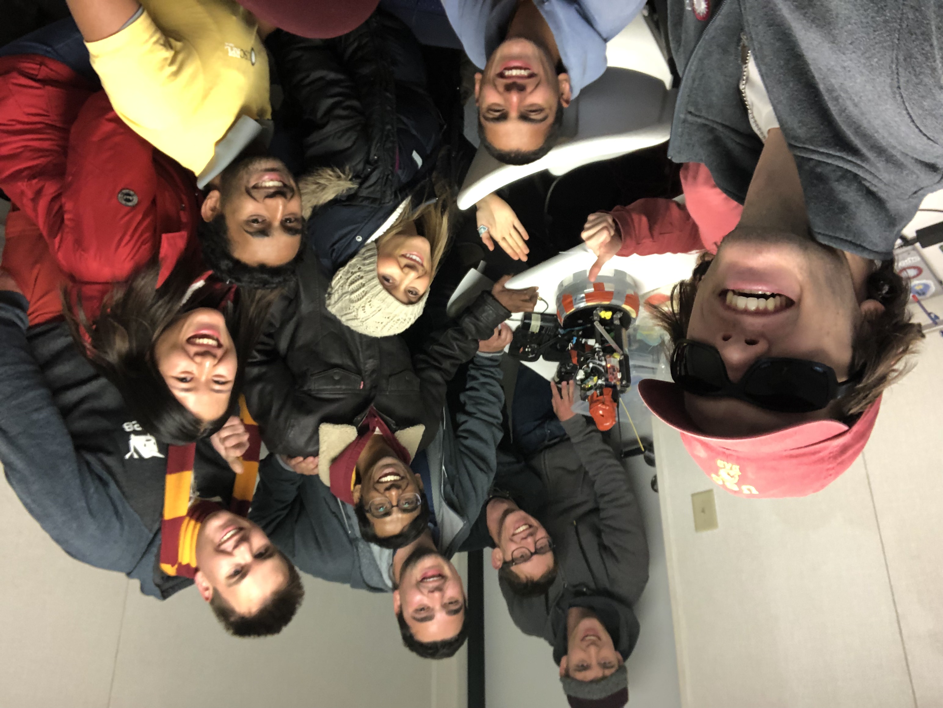 Avionics team morning-of